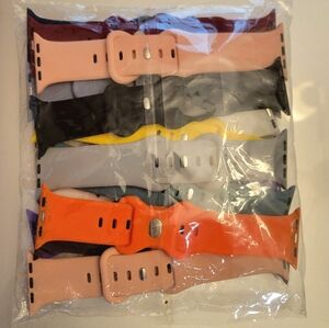 Soft Silicone Bands Compatible with Apple Watch 38mm/40mm/41mm Size